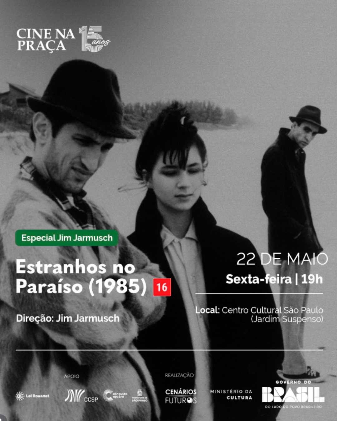 SESSÃO VERGUEIRO AO AR LIVRE: Estranhos no Paraíso