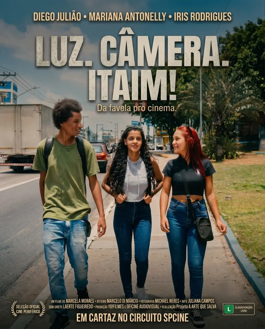 SESSÃO COM DEBATE: Luz, Câmera, Itaim! – Da Favela Pro Cinema