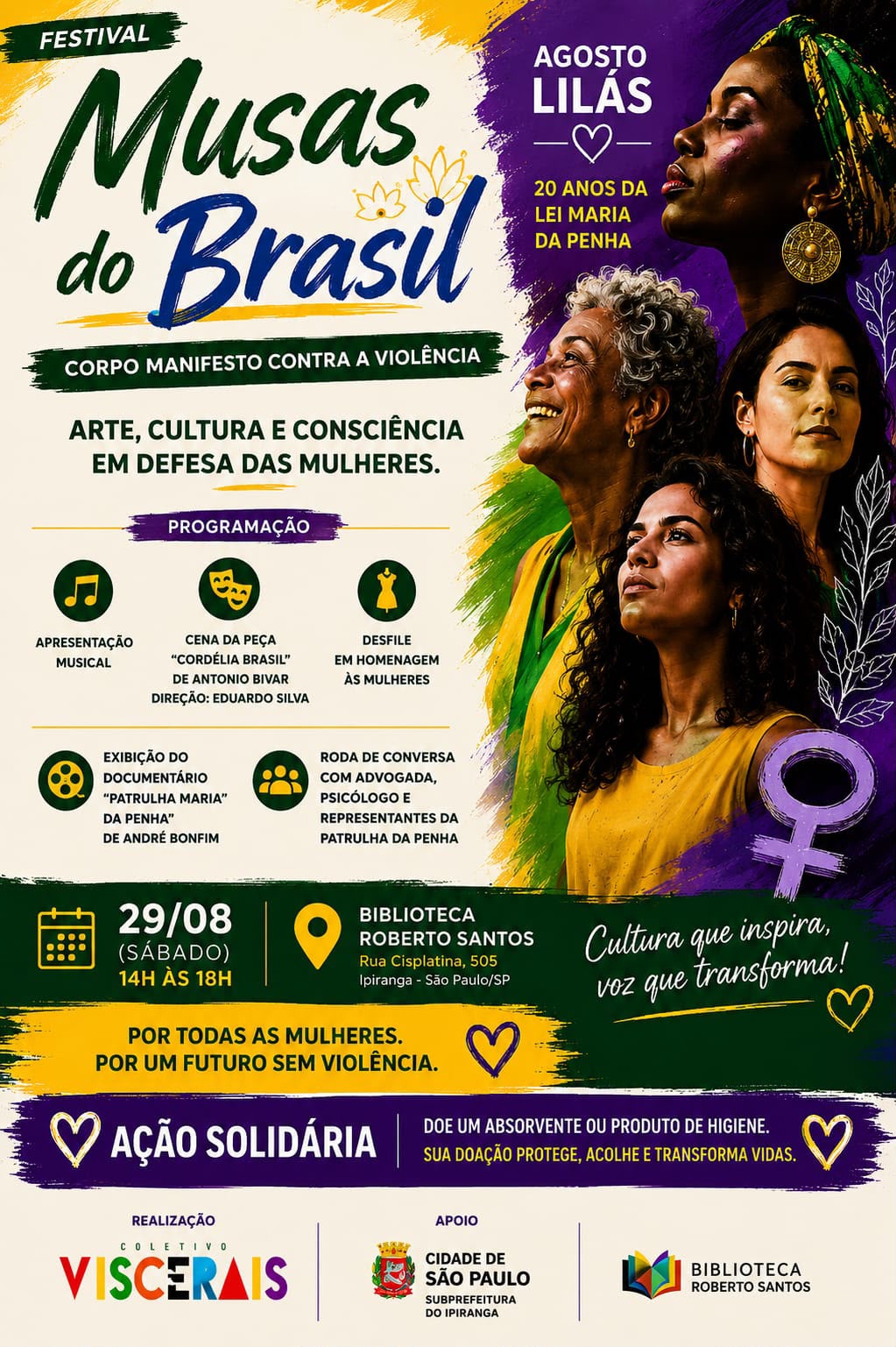 FESTIVAL MUSAS DO BRASIL: Patrulha Maria da Penha